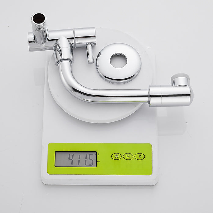 Avtoit | Wall-mounted metal bathtub filler with low arc waterfall bathtub faucet