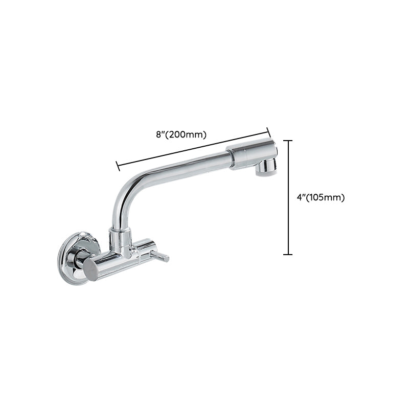 Avtoit | Wall-mounted metal bathtub filler with low arc waterfall bathtub faucet