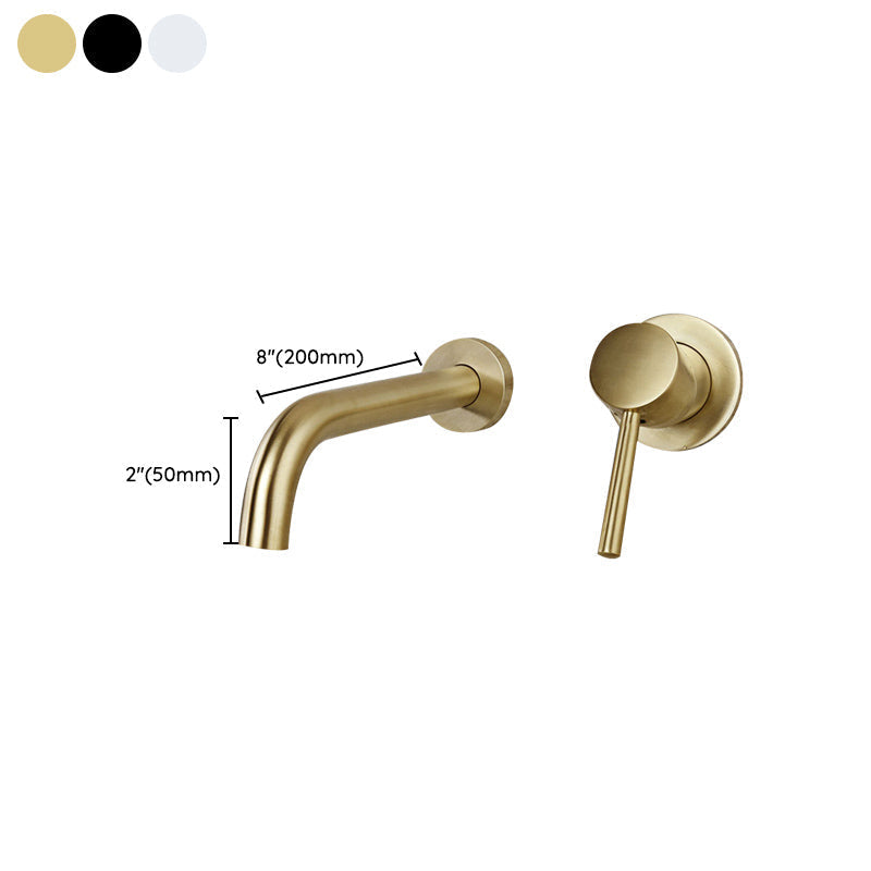 Avtoit | Wall-mounted Metallic Bathtub Faucet Low Arc Pipe Bathtub Tap