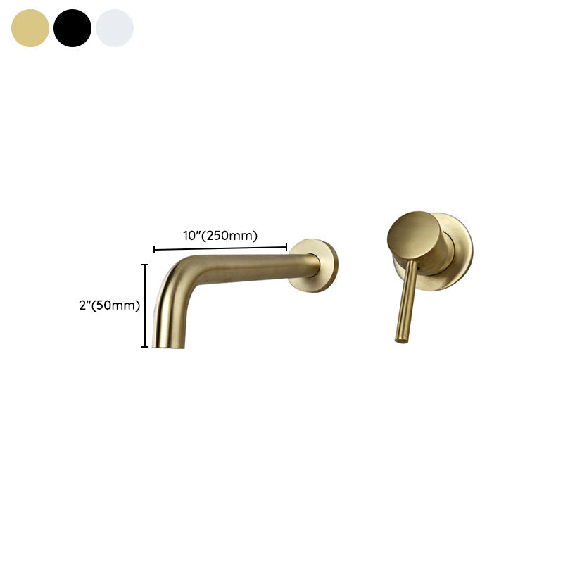 Avtoit | Wall-mounted Metallic Bathtub Faucet Low Arc Pipe Bathtub Tap