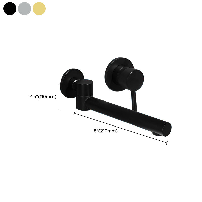 Avtoit | Contemporary Wall-Mounted Single-Hand Kitchen Faucet Low Arc Water Filler