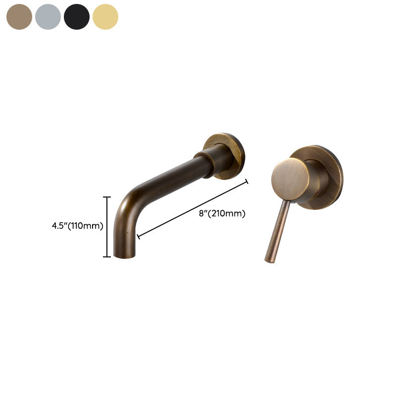 Avtoit | Contemporary Wall-Mounted Single-Hand Kitchen Faucet Low Arc Water Filler