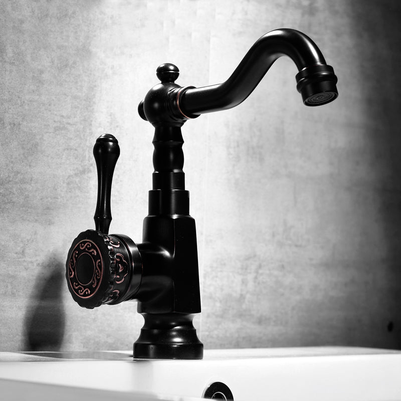 Avtoit | Glam Style Sink Faucet with Swivable Spout and Lever Handle