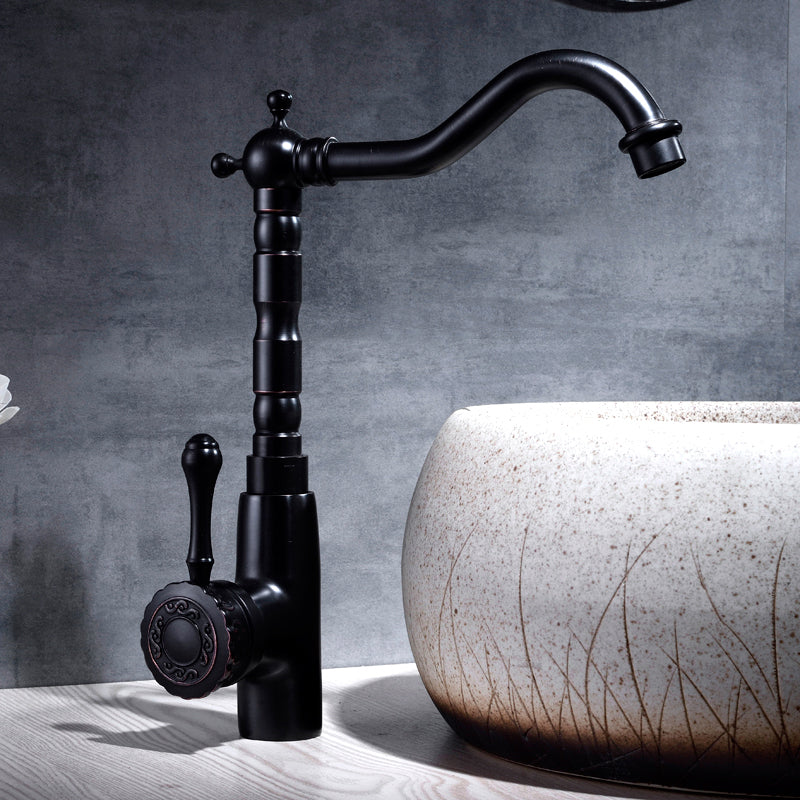 Avtoit | Glam Style Sink Faucet with Swivable Spout and Lever Handle