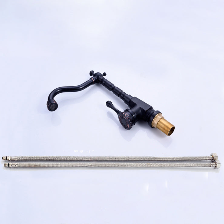 Avtoit | Glam Style Sink Faucet with Swivable Spout and Lever Handle