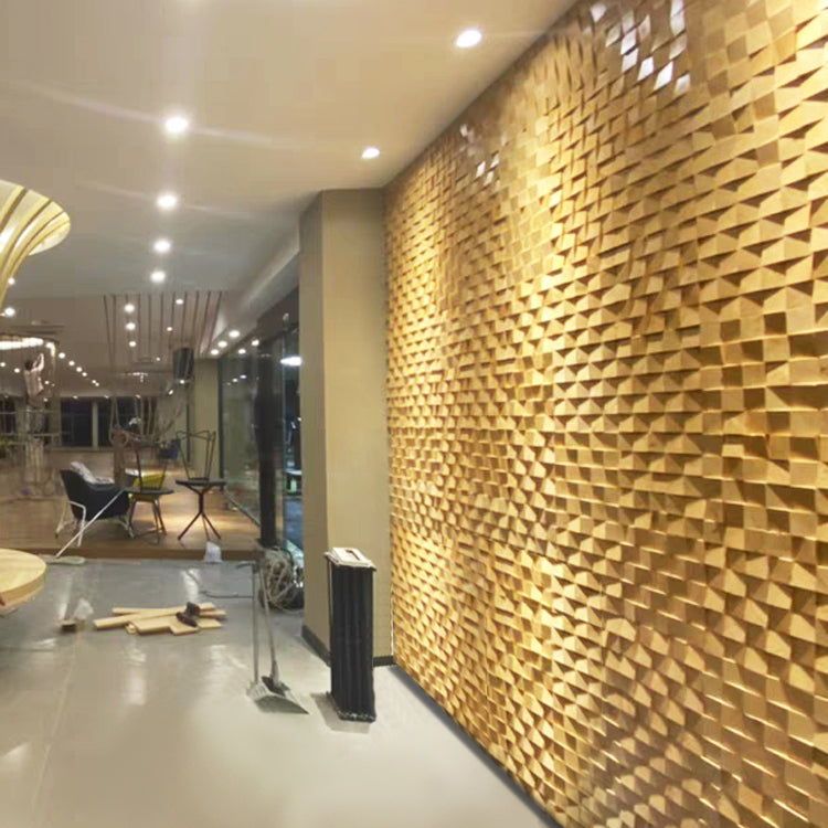 Avtoit | Wall-Ceiling Light Wood Gluing Mosaic Indoor Modern Wall Ceiling