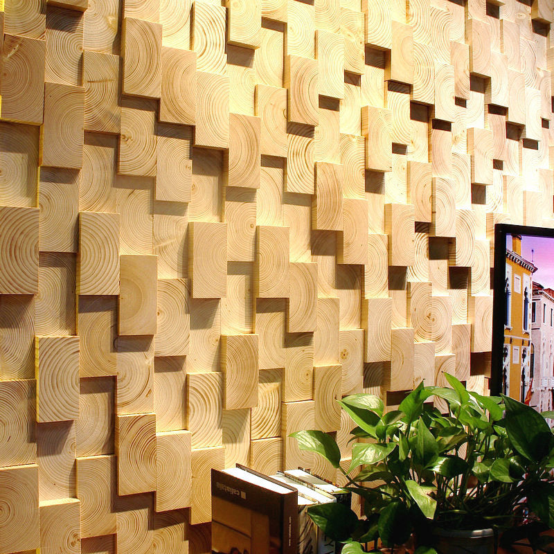 Avtoit | Wall-Ceiling Light Wood Gluing Mosaic Indoor Modern Wall Ceiling