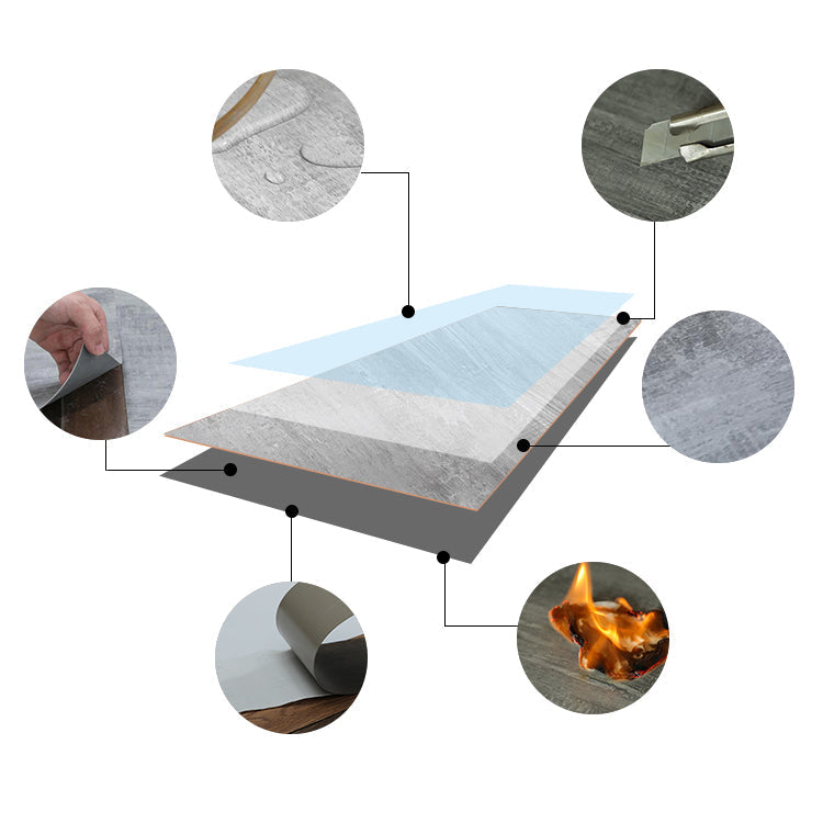 Avtoit | Fireproof Vinyl Floors Self-Adhesive Peel and Stick Waterproof Vinyl Floors