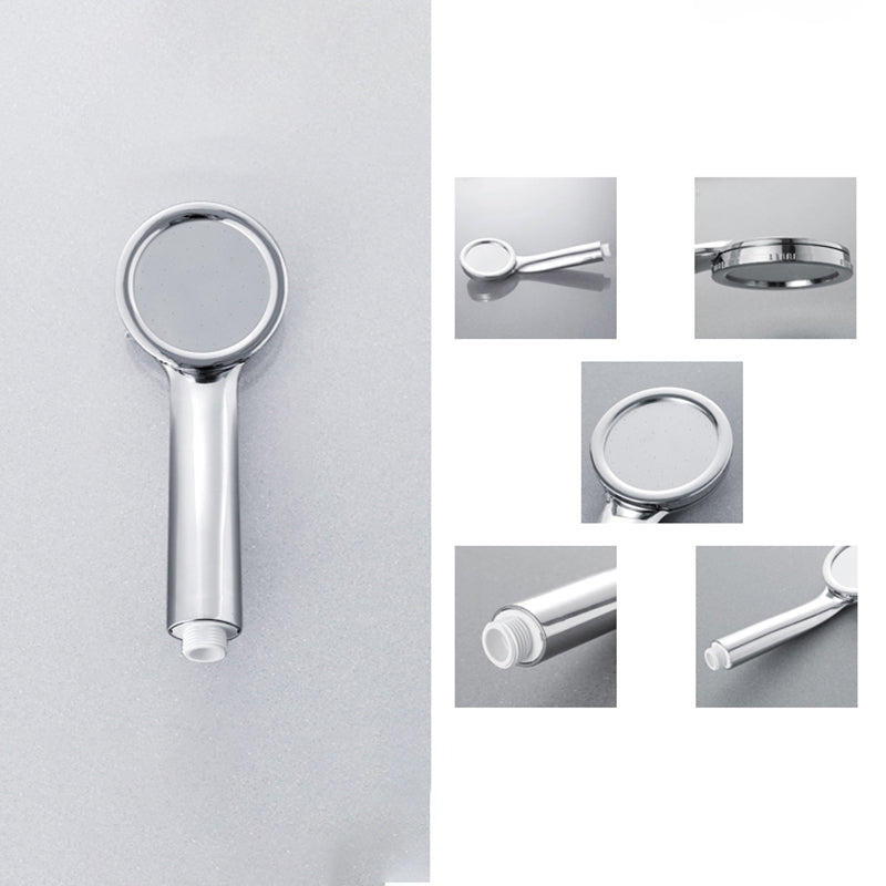 Avtoit | Contemporary Silver Round Shower Head Water Efficient Standard Spray Head