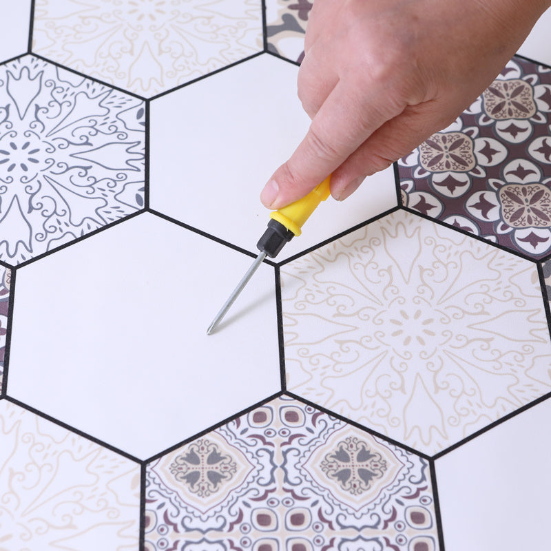 Avtoit | Vinyl flooring Peel and Stick floral pattern wall and floor vinyl