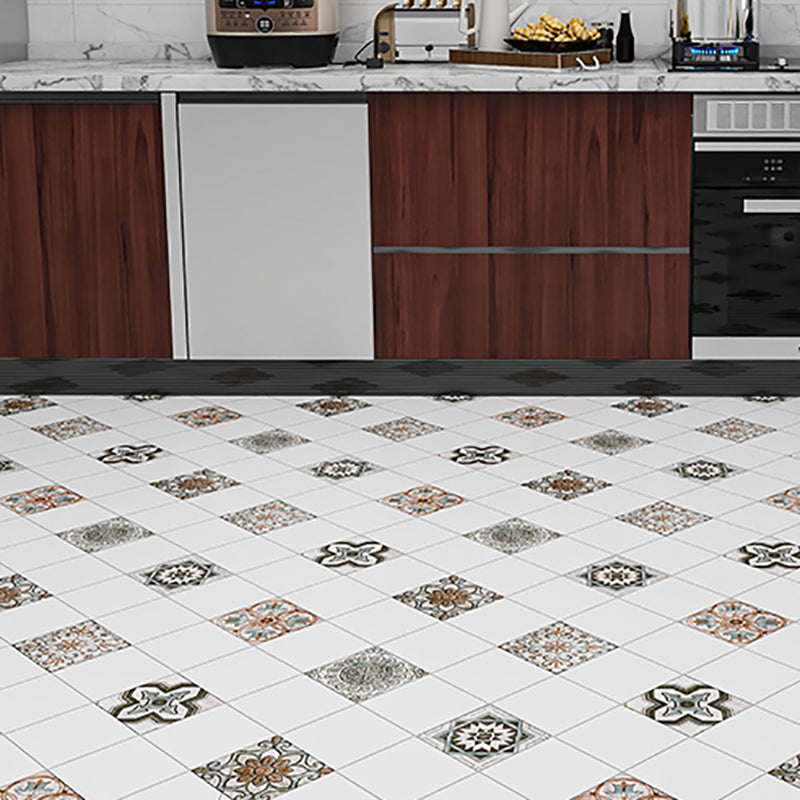 Avtoit | Vinyl flooring Peel and Stick floral pattern wall and floor vinyl
