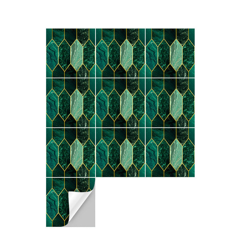 Avtoit | Mosaic Tiles Wallpaper Plastic Contemporary Removable & Stick Mosaic Tile