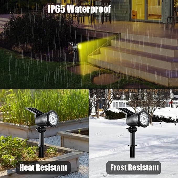 Avtoit | LED Solar Spotlight Lights for the Garden
