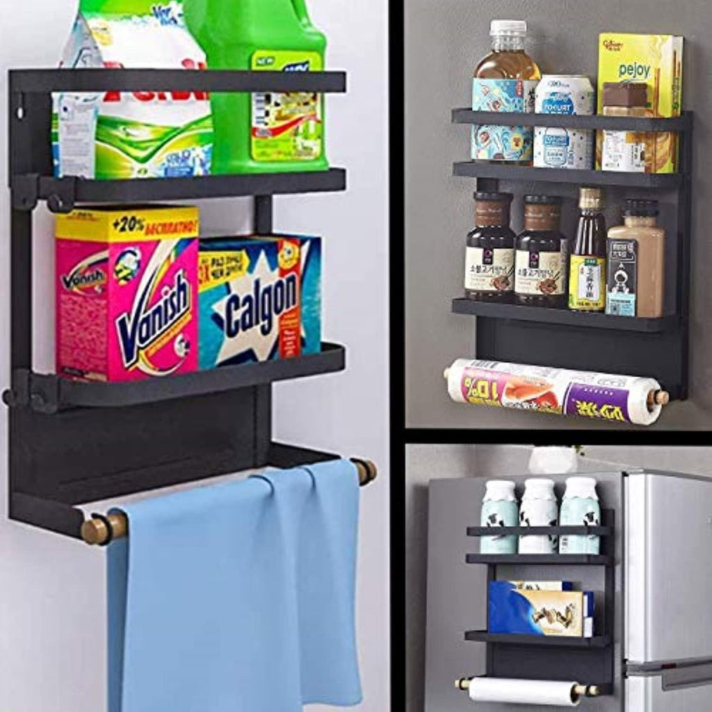 Avtoit | Magnetic Fridge Spice Rack with Paper Towel Holder – Oryden