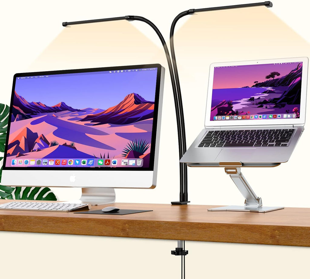 Avtoit | 77 LED Desk Clamp Lamp with 70cm Flexible Gooseneck – Ravien