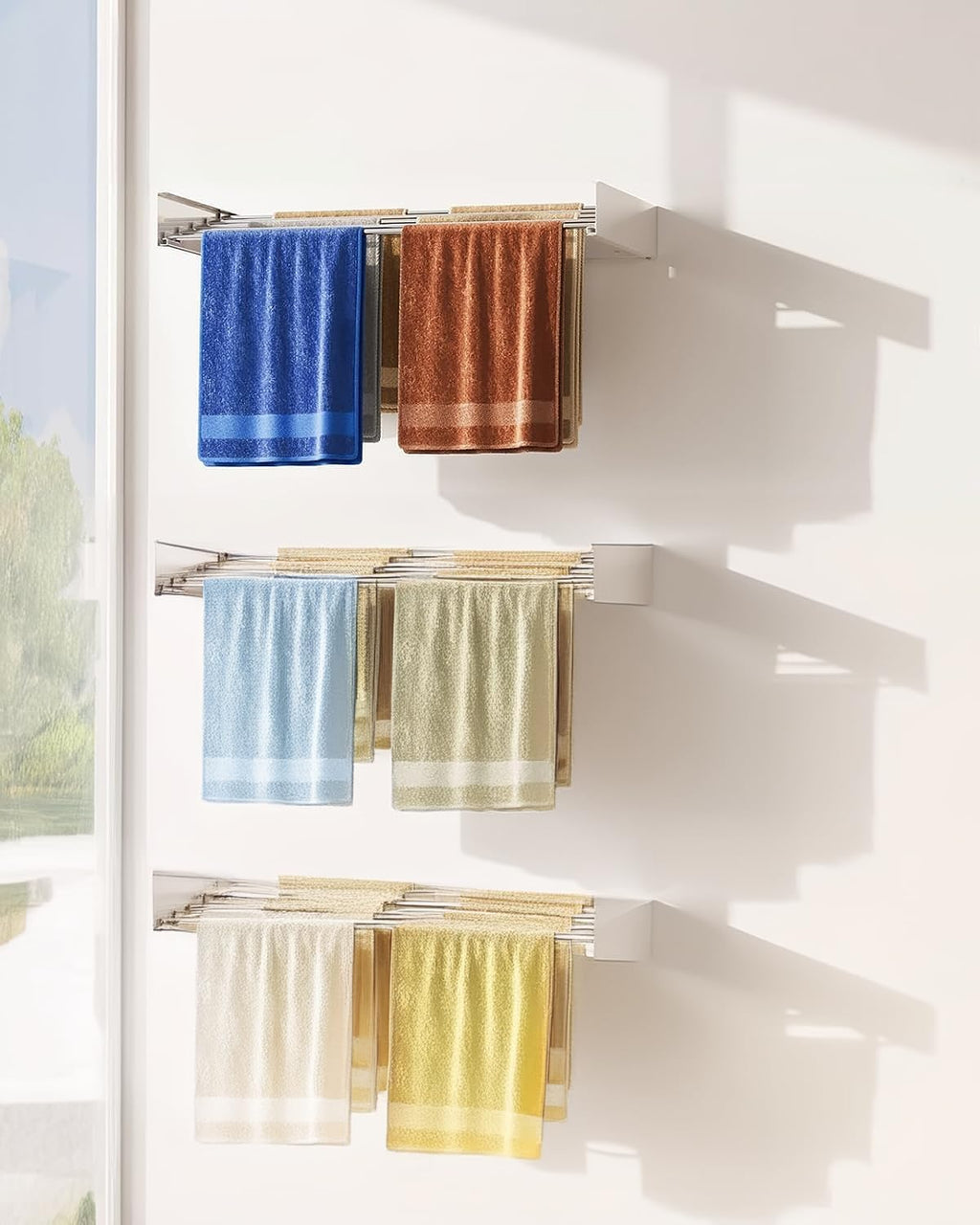 Avtoit | Wall-Mounted Foldable Clothes Drying Rack – DryWall