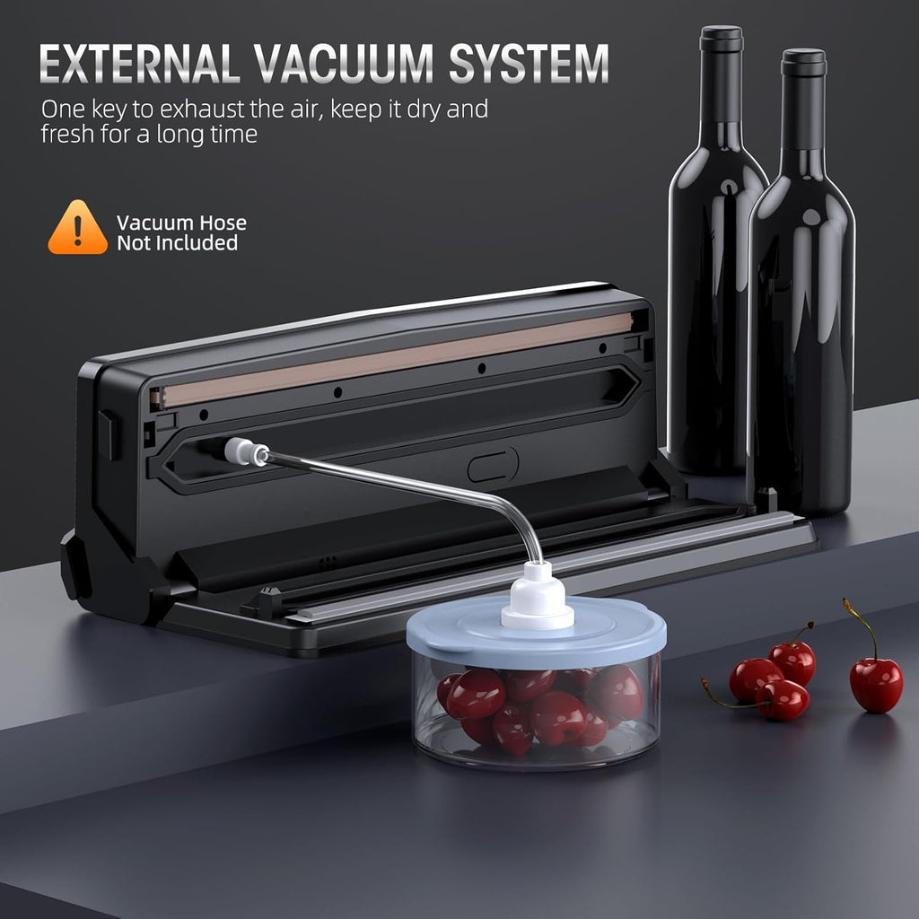 Avtoit | 8-in-1 Vacuum Sealer with Built-In Cutter | Food Saver Machine for Dry & Moist Foods