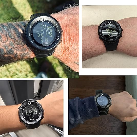 Avtoit | Henry Waterproof Men’s Digital Sports Watch – Shockproof, Tactical & LED Backlit Outdoor Timepiece