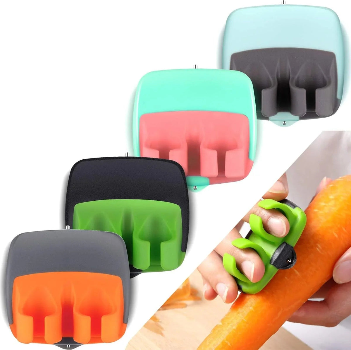 Avtoit | 4-piece finger vegetable peeler set