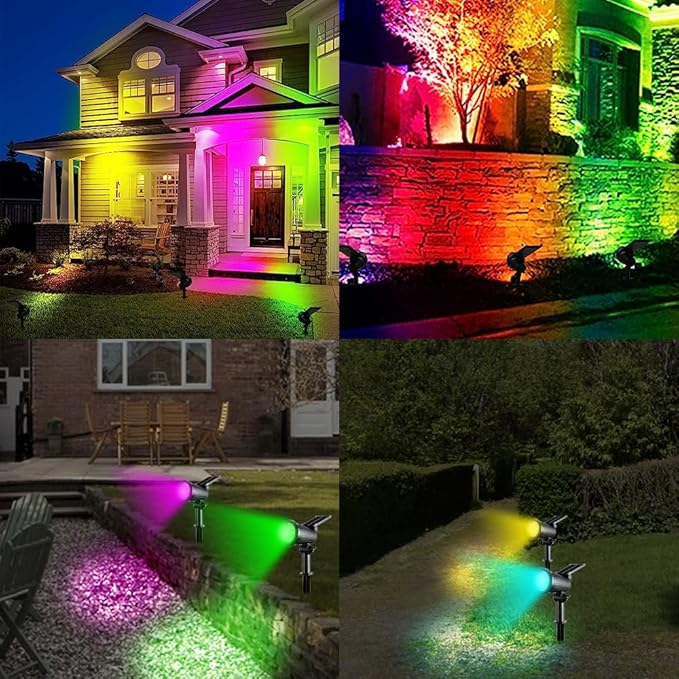 Avtoit | LED Solar Spotlight Lights for the Garden