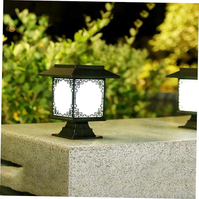 Avtoit | Solar LED Garden Lamp – Large Square Lamp with Warm Light and Dual Use