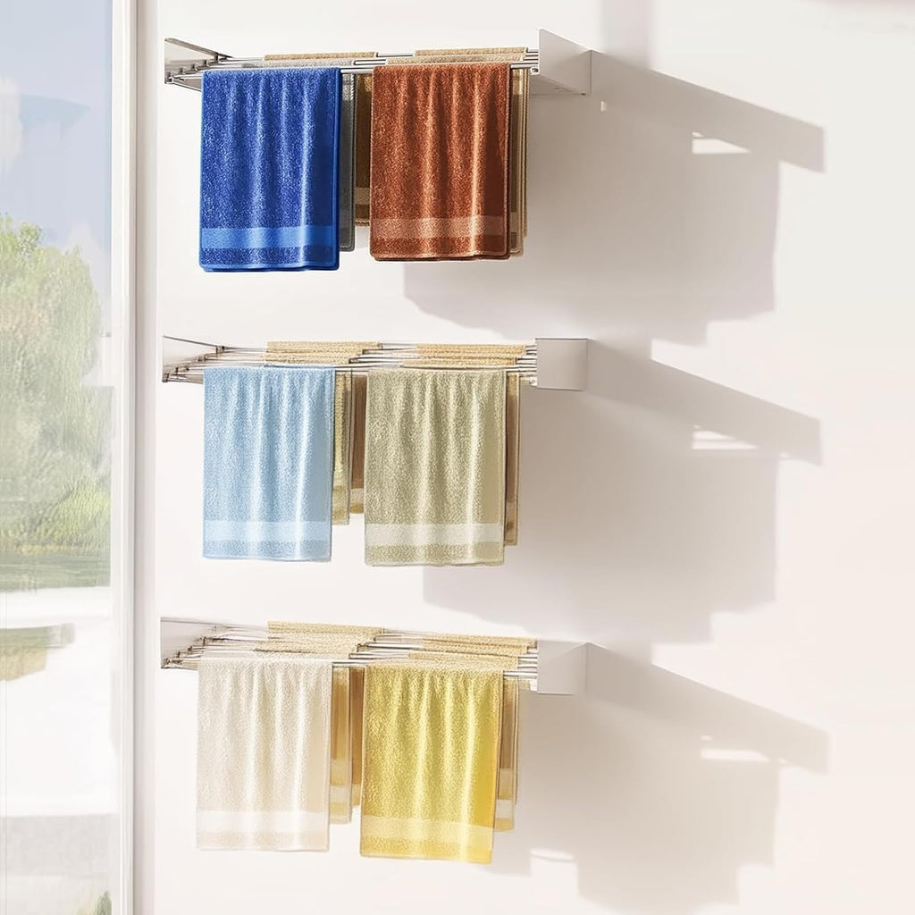 Avtoit | Wall-Mounted Foldable Clothes Drying Rack – DryWall