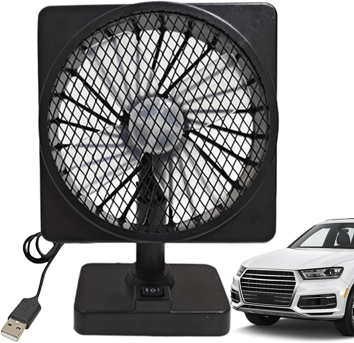 Avtoit | 12V USB Air Circulator Car AC Cooling Fan with 360° Rotation (1+1 FREE) – Aurovent