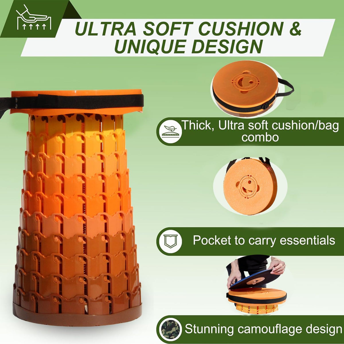 Avtoit | Collapsible Stool with Cushion – SitMax