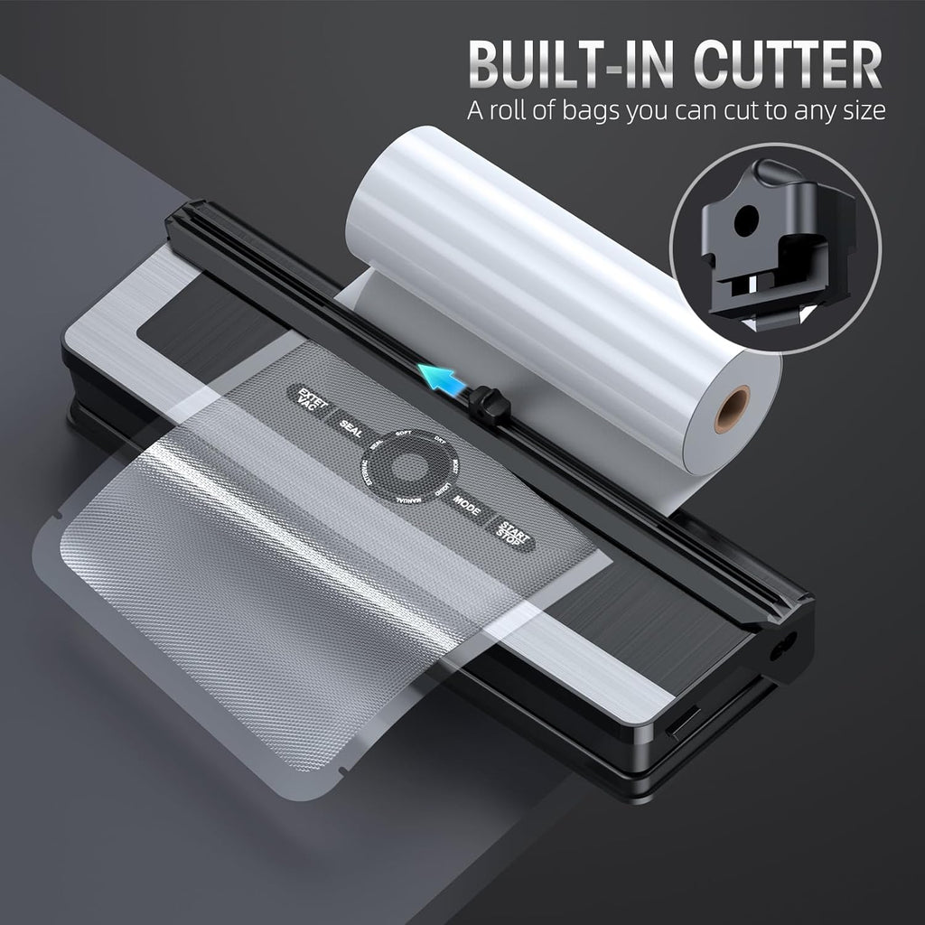 Avtoit | 8-in-1 Vacuum Sealer with Built-in Cutter