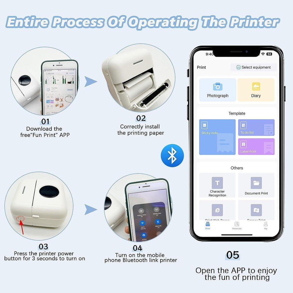 Avtoit | Portable Bluetooth Label Maker – Ink-Free Thermal Printing