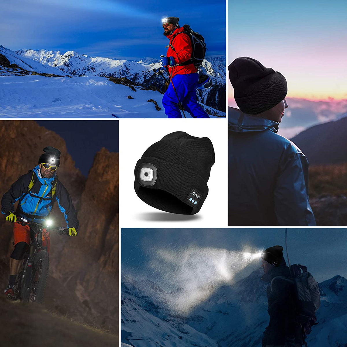 Avtoit | Bluetooth Beanie Hat Light Wireless Headphones