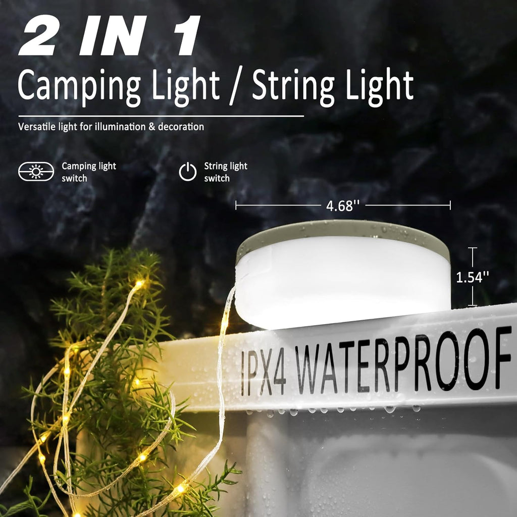 Avtoit | Portable LED Camping String Light – USB Rechargeable Waterproof Fairy Lights for Outdoor & Indoor Use (10m)