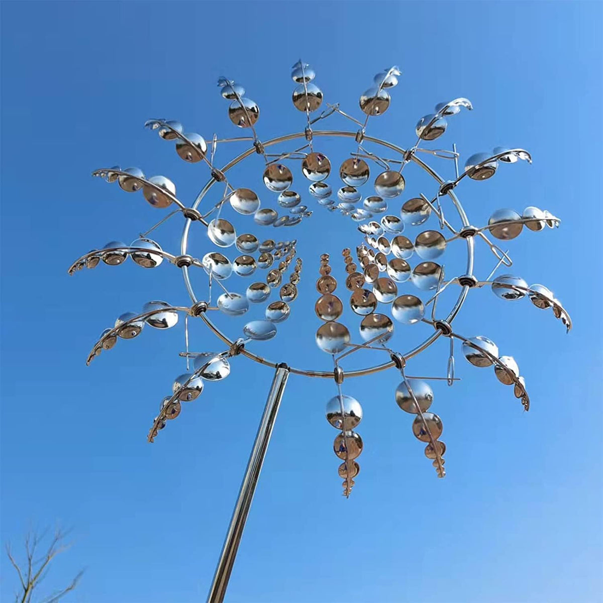 Avtoit Metal Wind Spinner for Garden