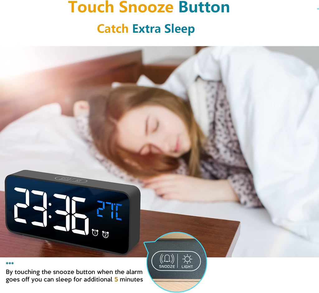 Avtoit | 11.5-Inch Digital Calendar Day Clock with 19 Reminders – Claryon