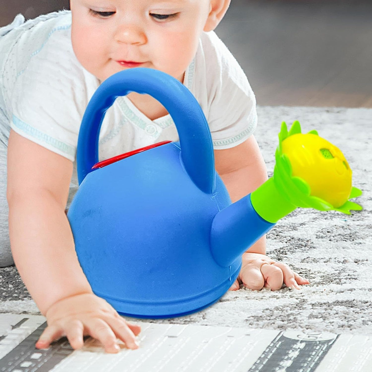 Avtoit | Children's watering can with flower mouth – Colorful plastic watering can for little gardeners