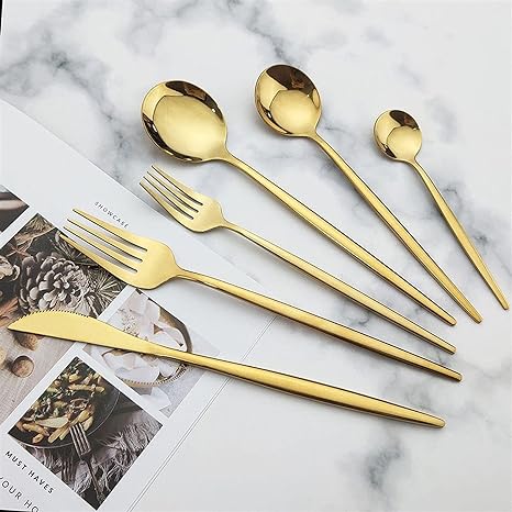 Avtoit | Torin 36-Piece Minimalist Cutlery Set – Premium Stainless Steel Flatware with Matte Finish