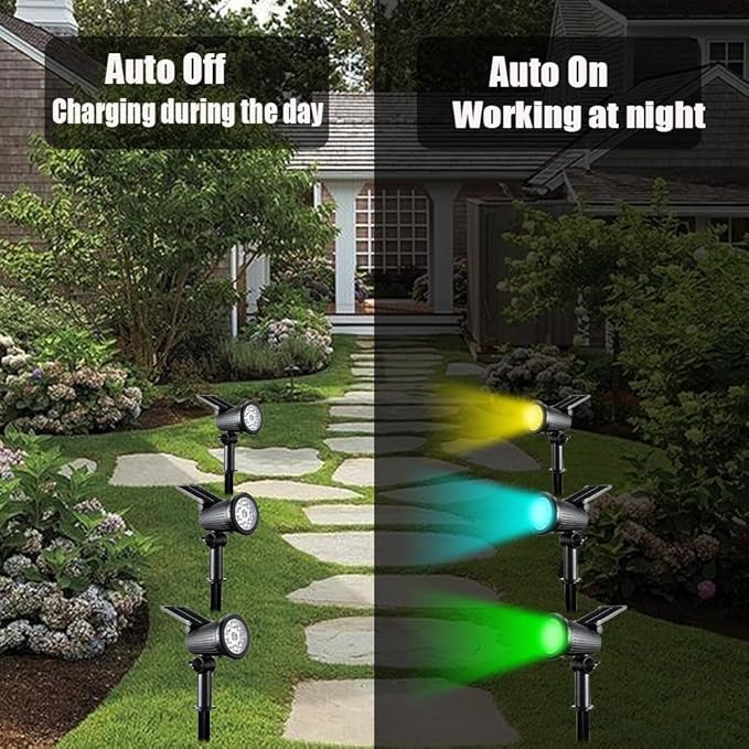 Avtoit | LED Solar Spotlight Lights for the Garden