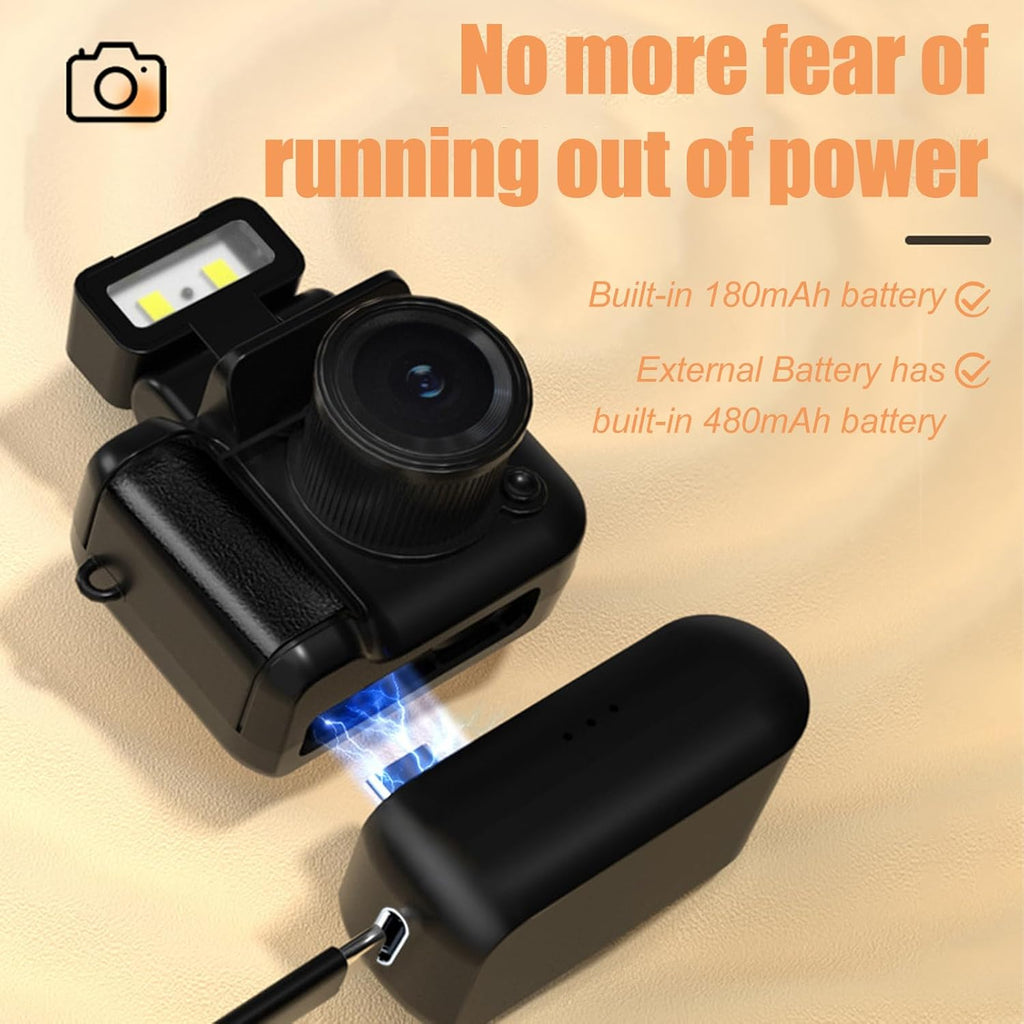 Avtoit | Mini Keychain Digital Camera with 1080P Video and Retro Design – Rivoma