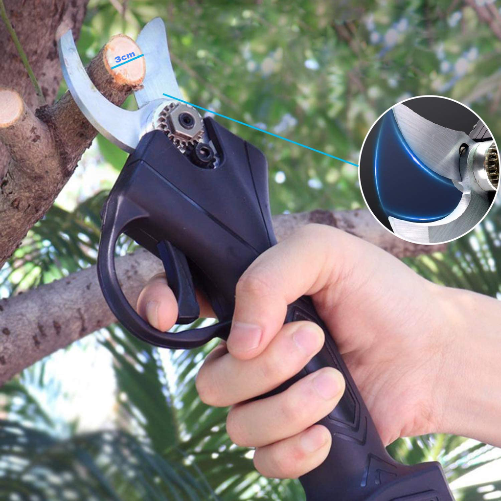 Avtoit | Electric Pruning Shears – 21V Cordless Garden Cutter with Precision Steel Blades