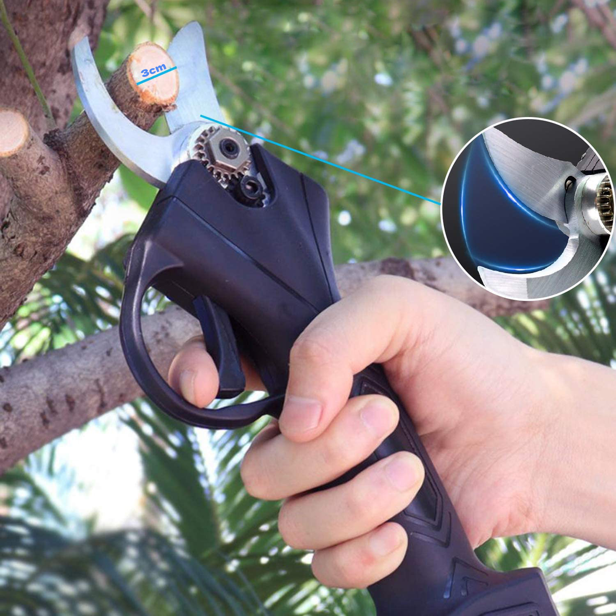 Avtoit | Electric Pruning Shears – 21V Cordless Garden Cutter with Precision Steel Blades