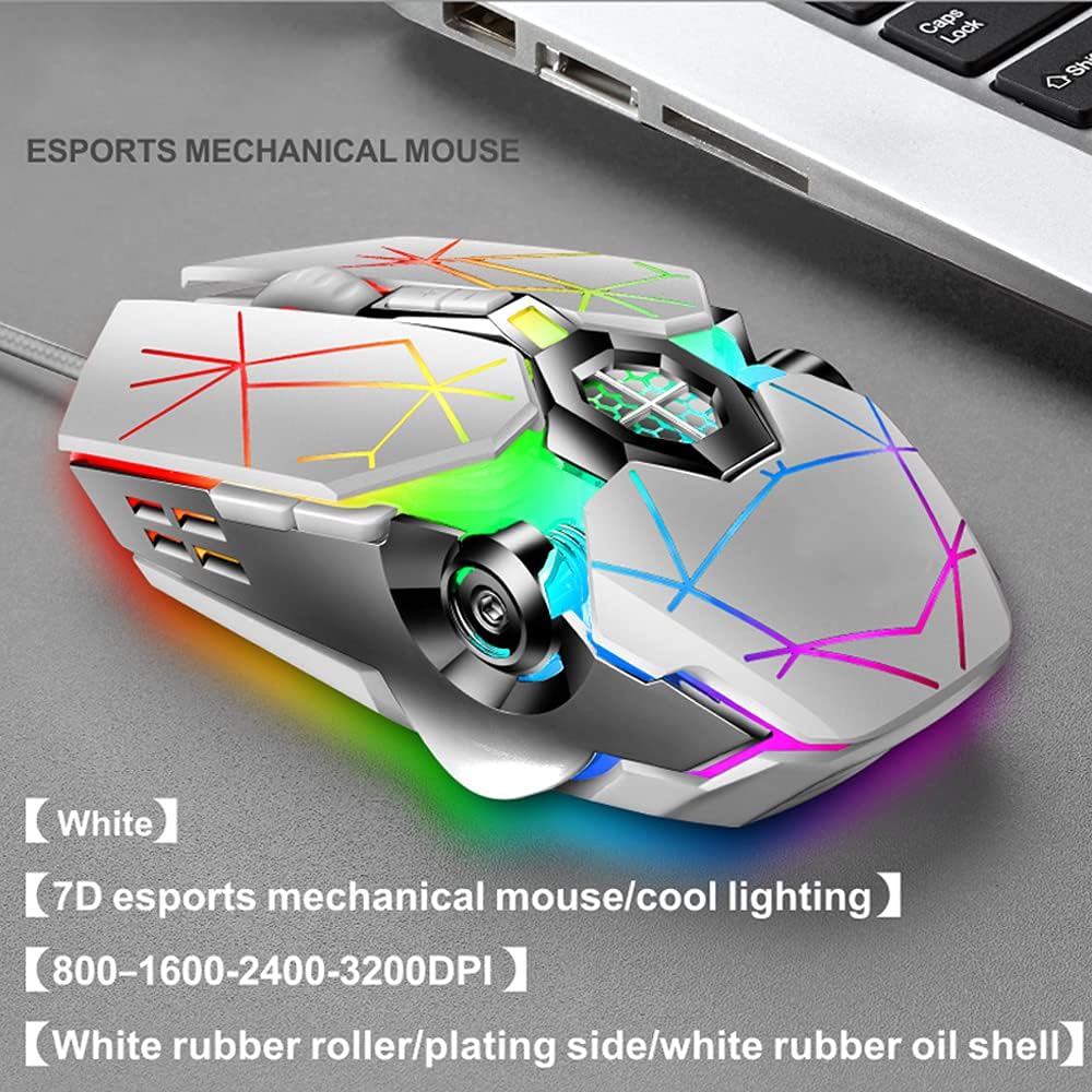 Avtoit | 87-Key Mechanical Gaming Keyboard RGB Backlit Blue Switch