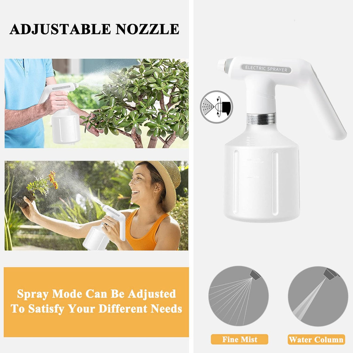Avtoit | Electric Spray Bottle for Plants – Automatic Watering Can with Comfort Grip