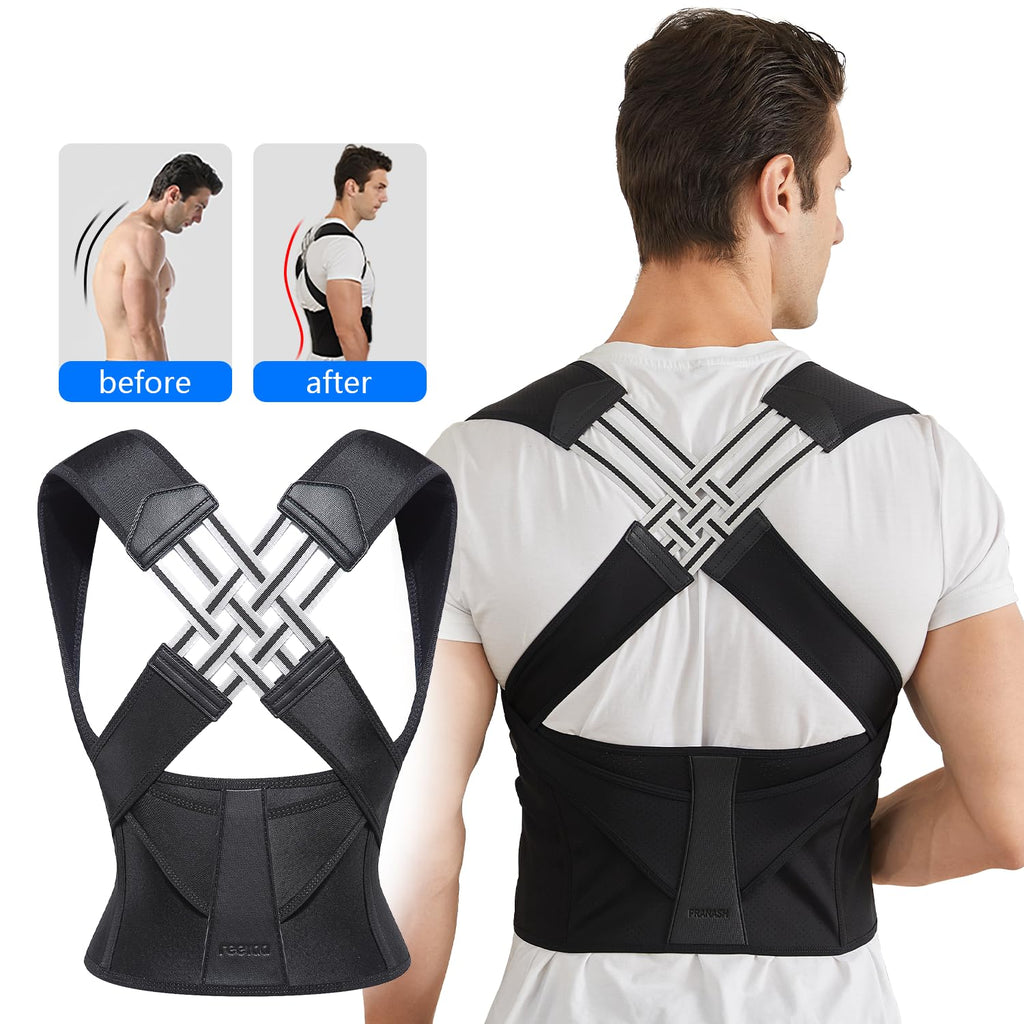 Avtoit | Back Posture Corrector | Adjustable, Breathable Design for Men & Women to Improve Posture and Reduce Back Pain