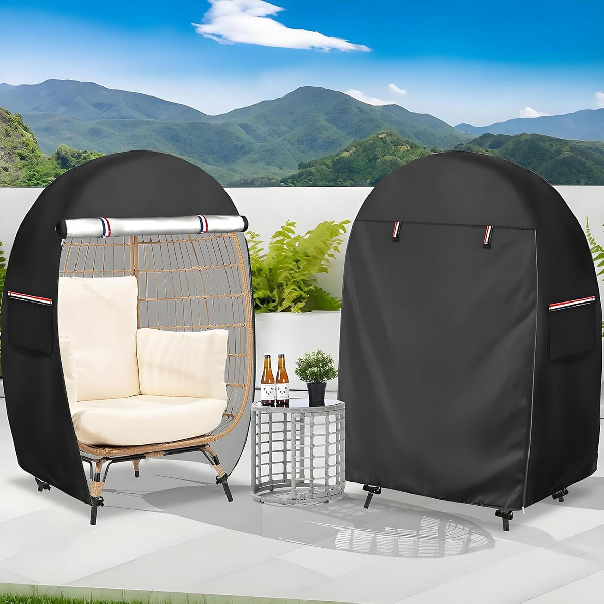 Avtoit | Waterproof Egg Chair Cover with Double Zipper – Solara
