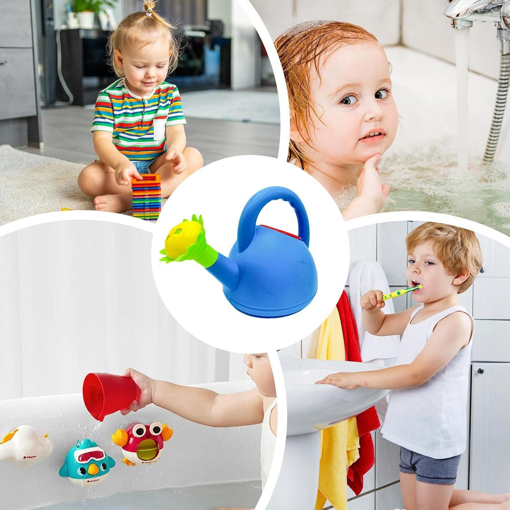 Avtoit | Children's watering can with flower mouth – Colorful plastic watering can for little gardeners