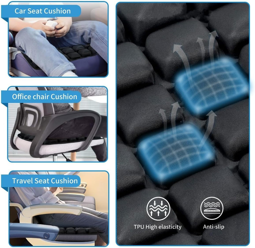 Avtoit | Inflatable Travel Seat Cushion with Ergonomic Pressure Relief – AirComfort