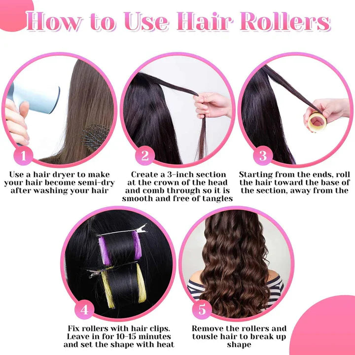 Avtoit | Self-adhesive hair rollers | For voluminous and long-lasting curls