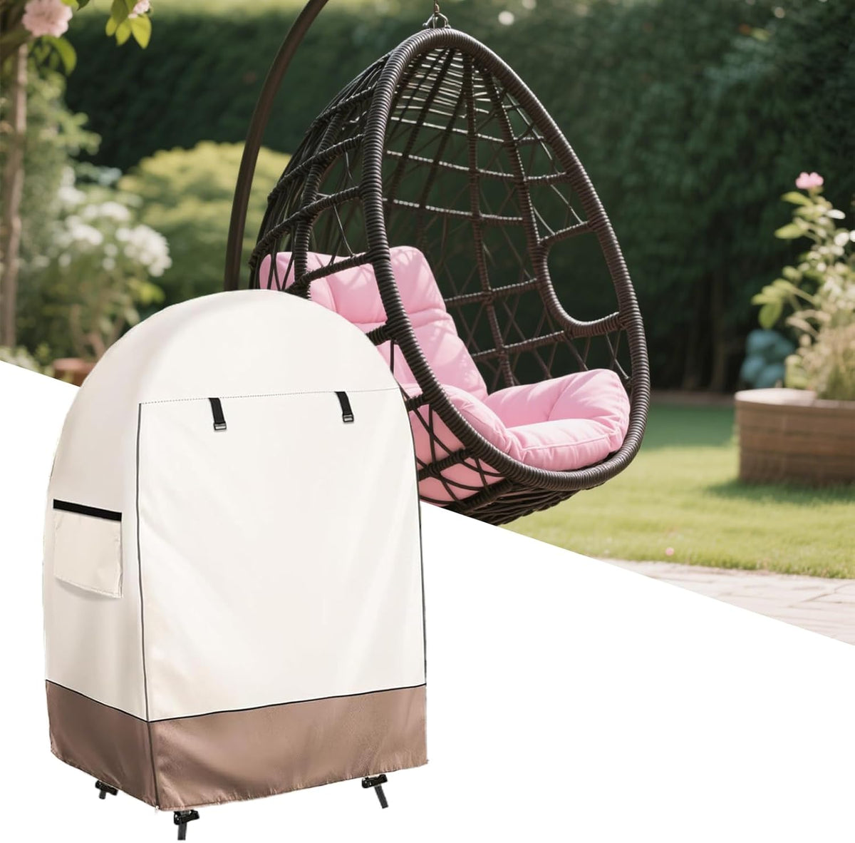Avtoit | Waterproof Egg Chair Cover with Double Zipper – Solara