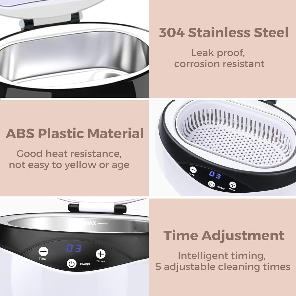 Avtoit | Ultrasonic Jewellery Cleaner 650ml with Watch Holder – ShineMate