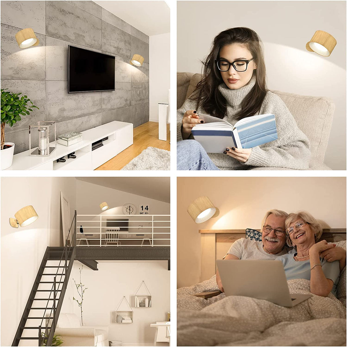 Avtoit | Eternity Glow – Wireless LED Wall Light with Remote Control & Timer